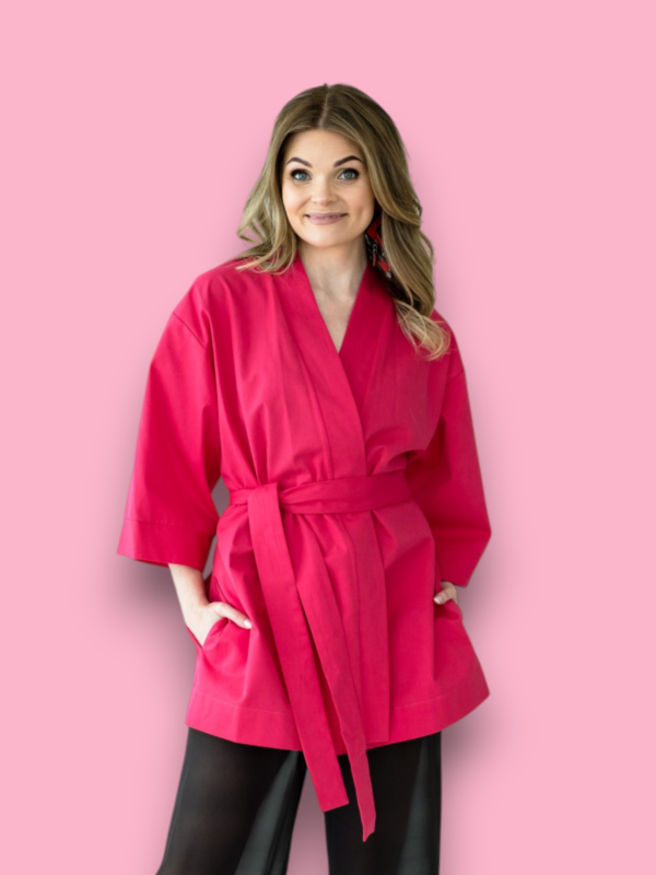 Fuksiaroosa minikimono